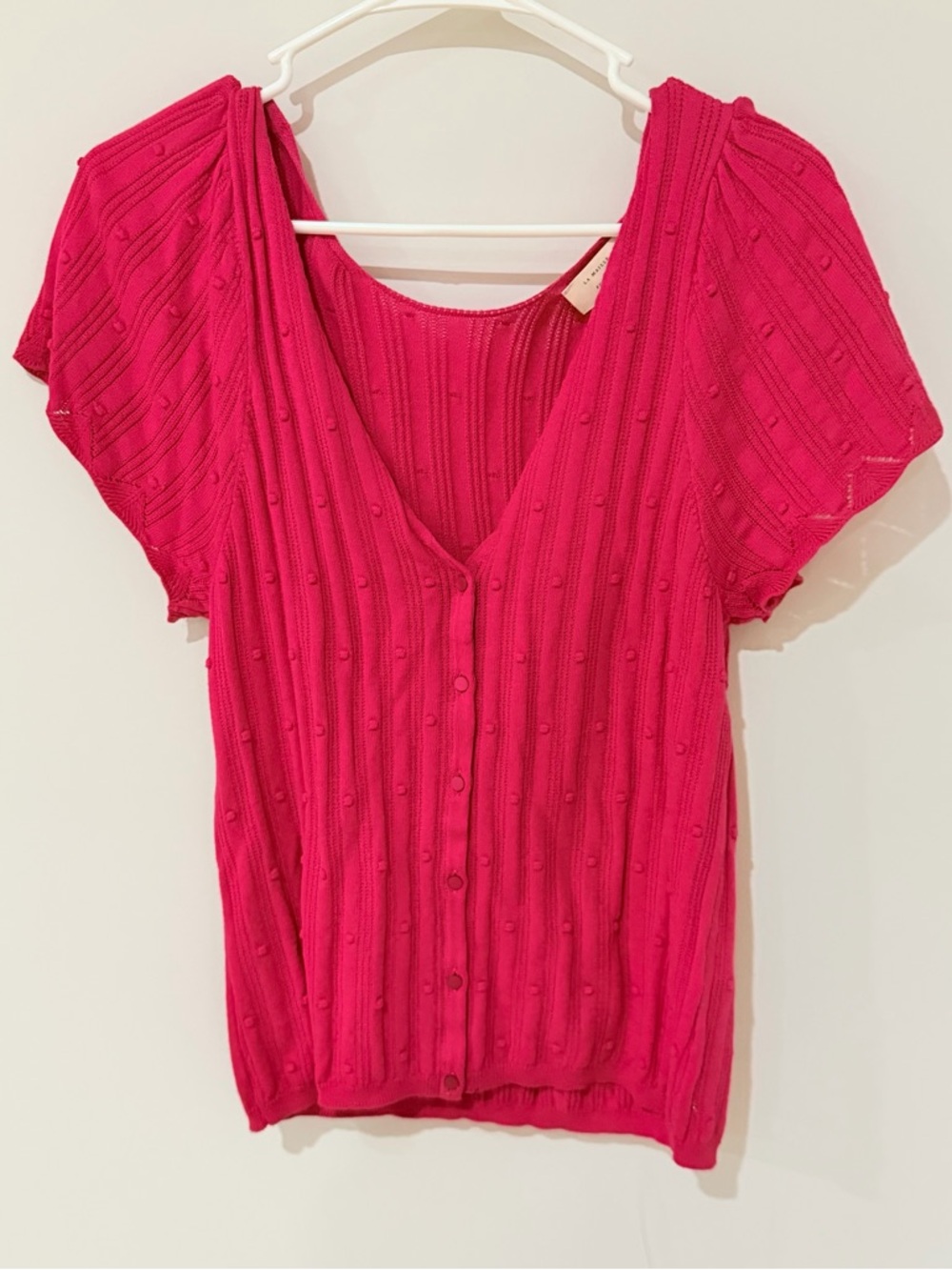NWT Sezane Fuchsia Top - Picture 3 of 7